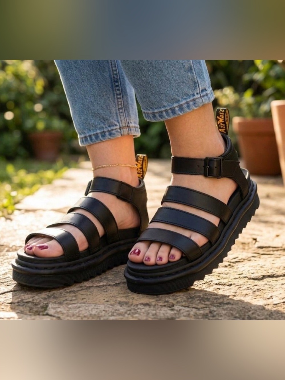 Dr. Martens Blaire Platform Sandal SZ 6